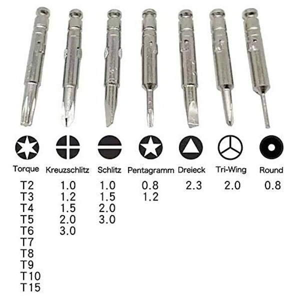 Screw driver 25 in 1 (PP bag) 