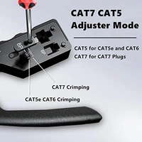 Cat 7 crimping tool (brown box)
