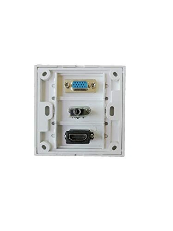 Hdmi+Vga+Audi Faceplate