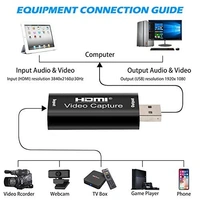 Black HDMI Video Capture Card
