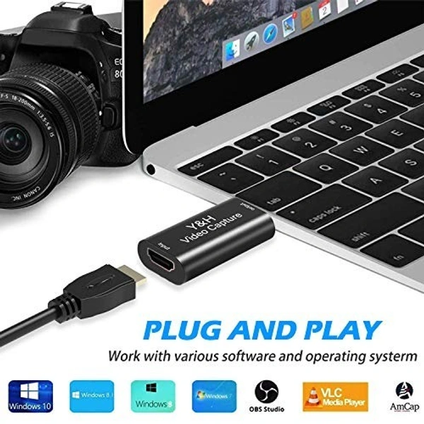 Black HDMI Video Capture Card