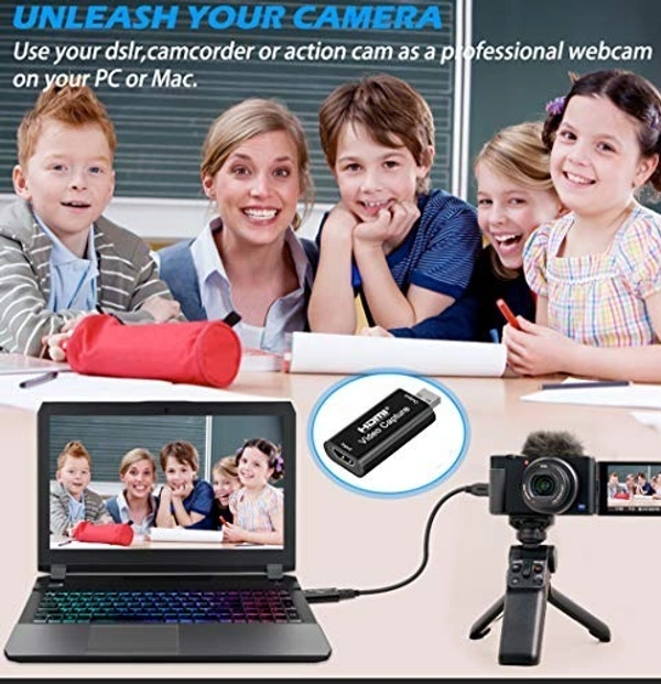 Black HDMI Video Capture Card