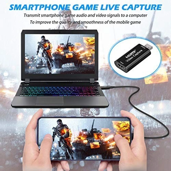 Black HDMI Video Capture Card