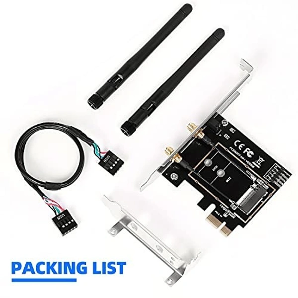 1x wifi card 1200mbps (2 antenna)