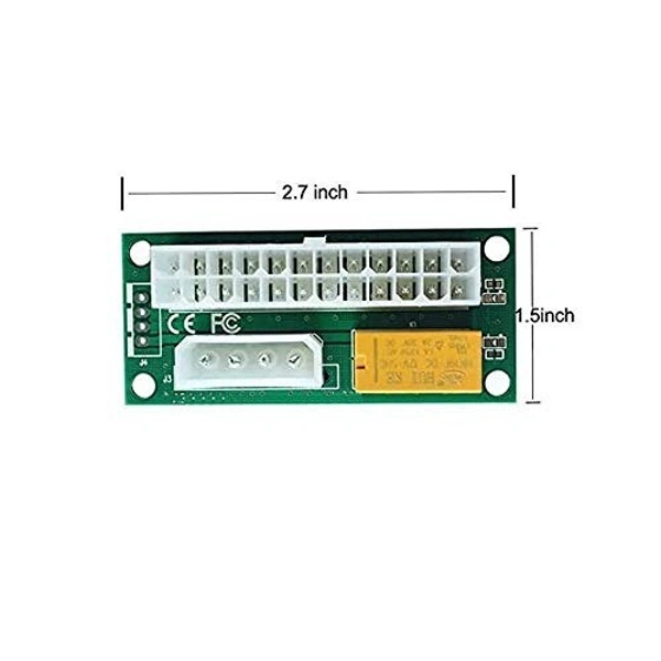 2 PSU Atx 24 pin to Molex 4 pin
