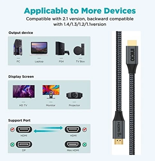 8K Hdmi cable  - 10mtrs