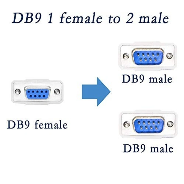 Serial Female to Serial Male Y Cable