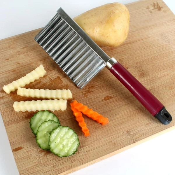 Crincle cutting knife