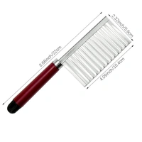 Crincle cutting knife