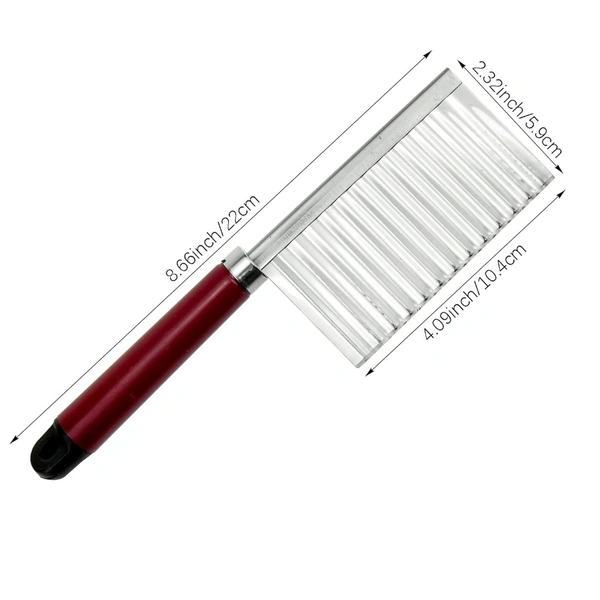 Crincle cutting knife