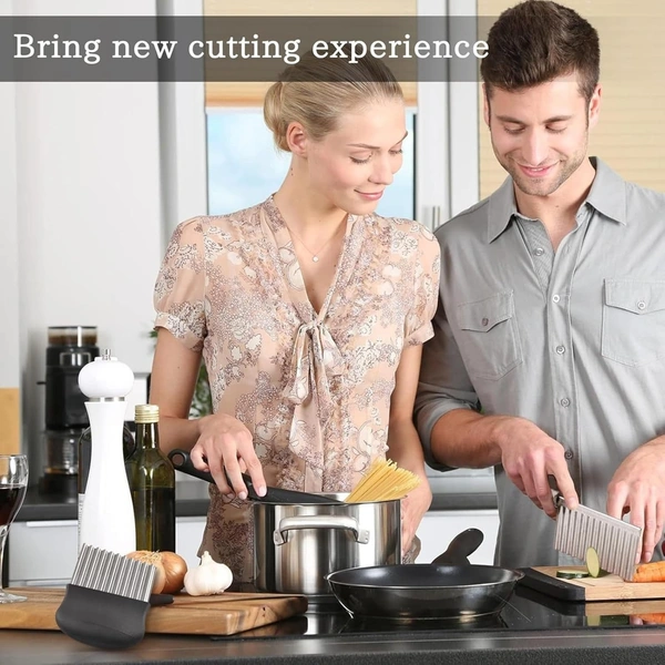 Crincle cutting knife