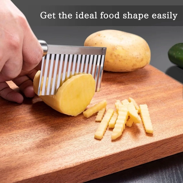 Crincle cutting knife