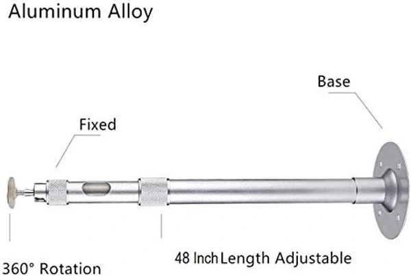 CCTV Stand Aluminium Round (20cm - 40cm)  - 60-120cm