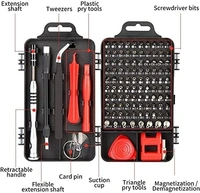Screw driver 110 in 1 (red / grey) 