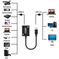(DS) Yellow HD Video Capture Card