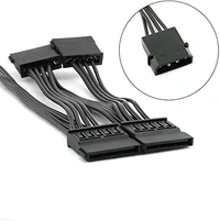 4 PIN big male to 15 PIN sata female x 5 ports 