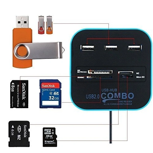 Usb hub combo (square)