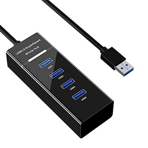 Usb hub 4 port (3.0) (30 cm) blue 