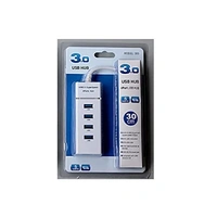 Usb hub 4 port (3.0) (30 cm) blue 