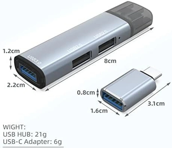 Usb hub 3 port (pendrive model) 
