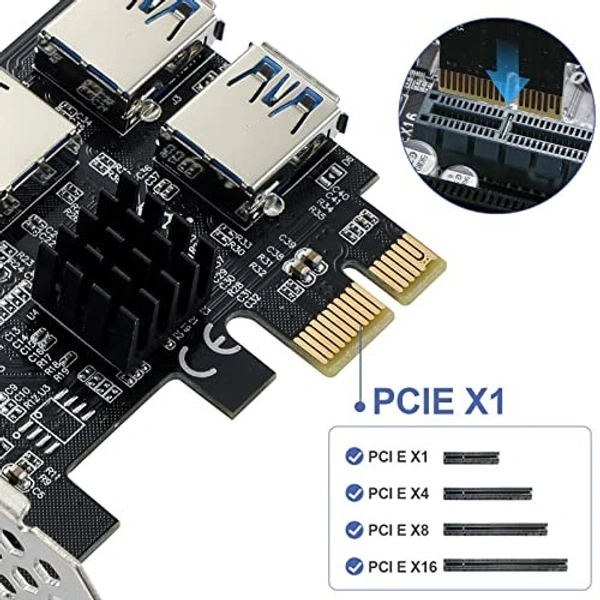 1x usb 4 port (FOR MINING) 