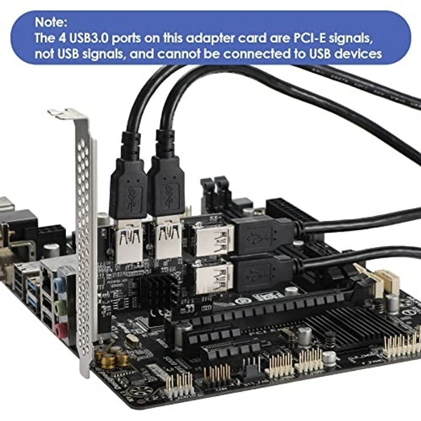 1x usb 4 port (FOR MINING) 
