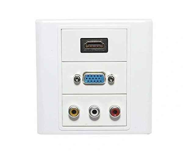 Hdmi+Vga+3rca Faceplate