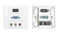 Hdmi+Vga+3rca Faceplate