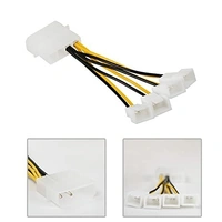 4 PIN IDE 3 pin cooling fan splitter (4 port)