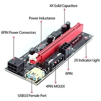1x riser card 4 capacitor (version 9) 