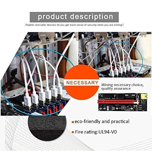 1x riser card 4 capacitor (version 9) 