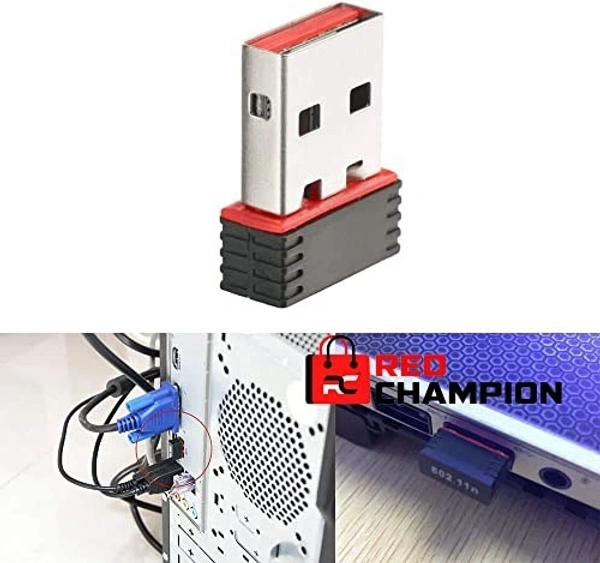 Red Wifi Wireles Usb Dongle(Import)
