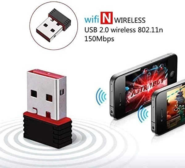 Red Wifi Wireles Usb Dongle(Import)