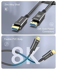 8K FIBRE Hdmi cable  - 50mtrs