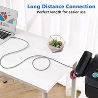 Usb printer white 1.5m                  