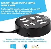 Usb hub 8 port (round) 