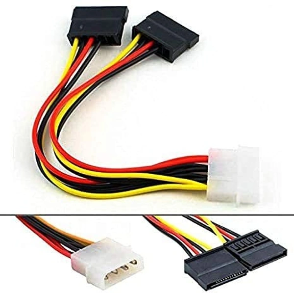 4 PIN male (small) to 15 PIN Y female cable