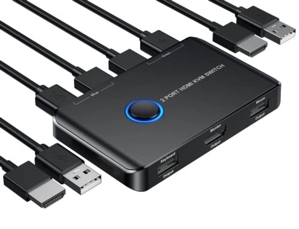 HDMI KVM Switch 2Port With Cables