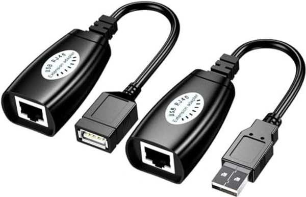 150Ft Length Usb Extender Rj45 Extension Adapter