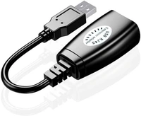 150Ft Length Usb Extender Rj45 Extension Adapter