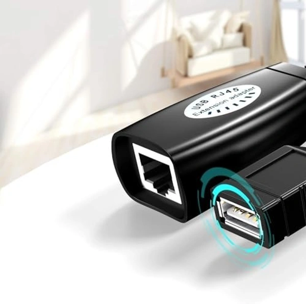 150Ft Length Usb Extender Rj45 Extension Adapter