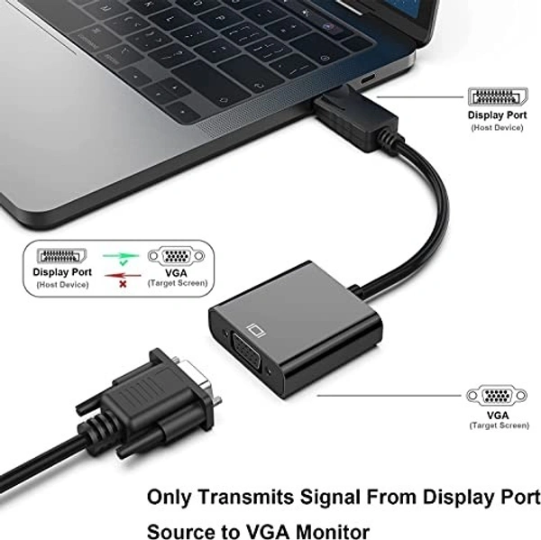 DP to VGA dongle  
