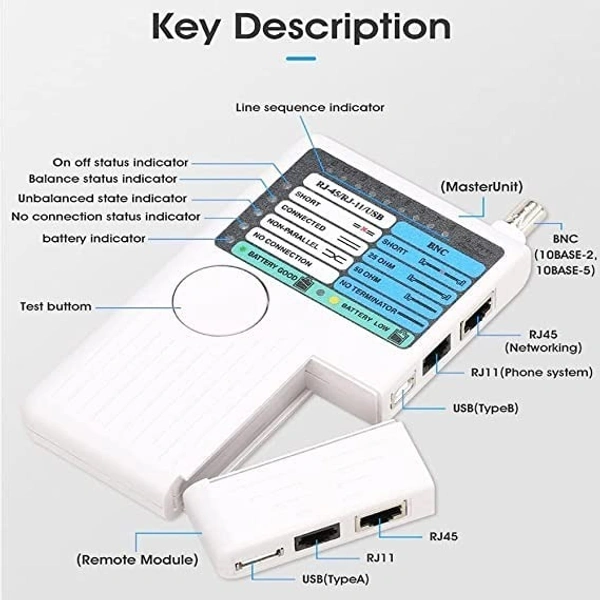 4 in 1 Cable Tester 