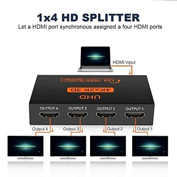 4K x 2K 4port hdmi spliter (heavy model)
