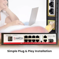 Poe Switch Giga 8+2 (uplink)(10/100/1000mbps)