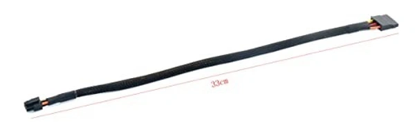 6 PIN male to 15 PIN sata male cable 