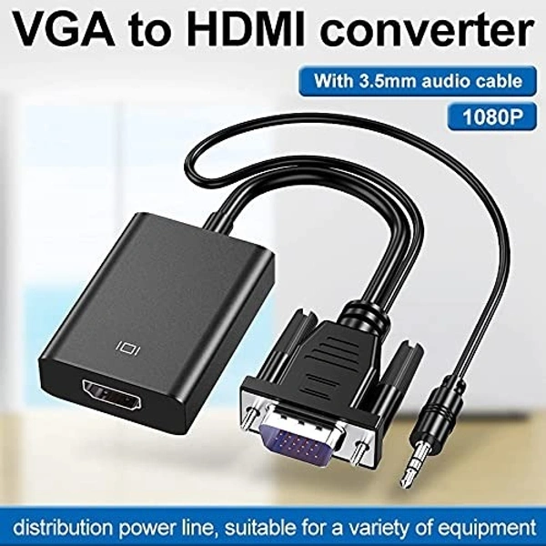 VGA to HDMI (GREEN BOX) CABLE METAL