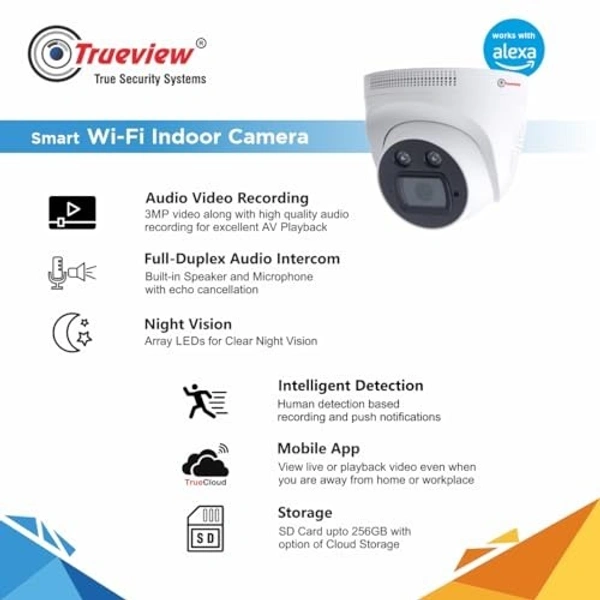 Trueview wifi 3MP Dome camera