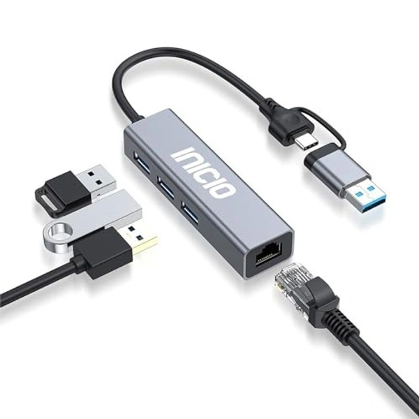 Type c hub (2.0) with lan 