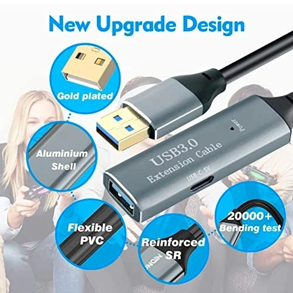 Usb male female 3.0 (3 mtr)
